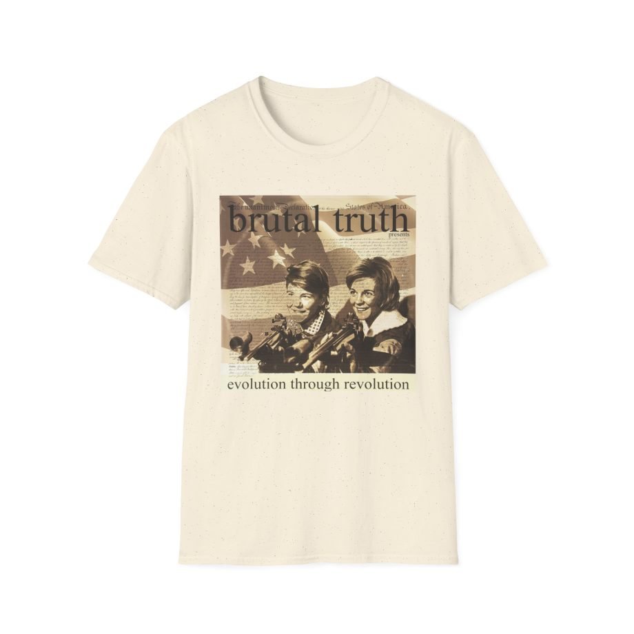 Brutal Truth Evolution Through Revolution Unisex Softstyle T-Shirt
