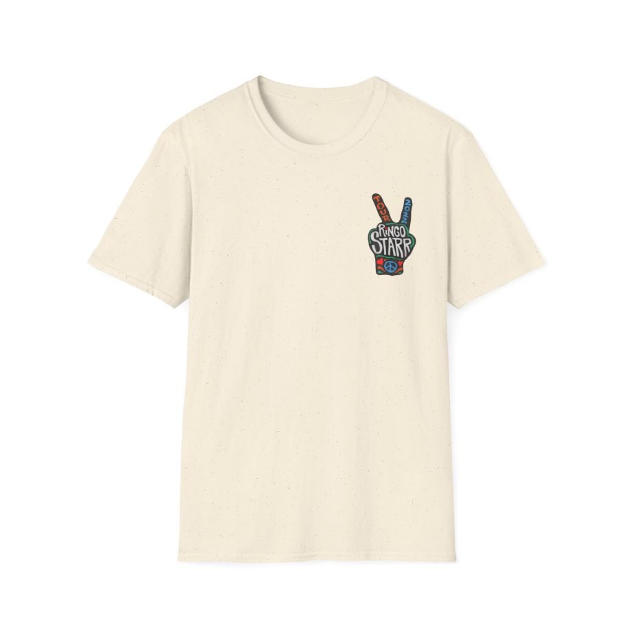 Ringo Starr Peace Illustration Unisex Softstyle T-Shirt