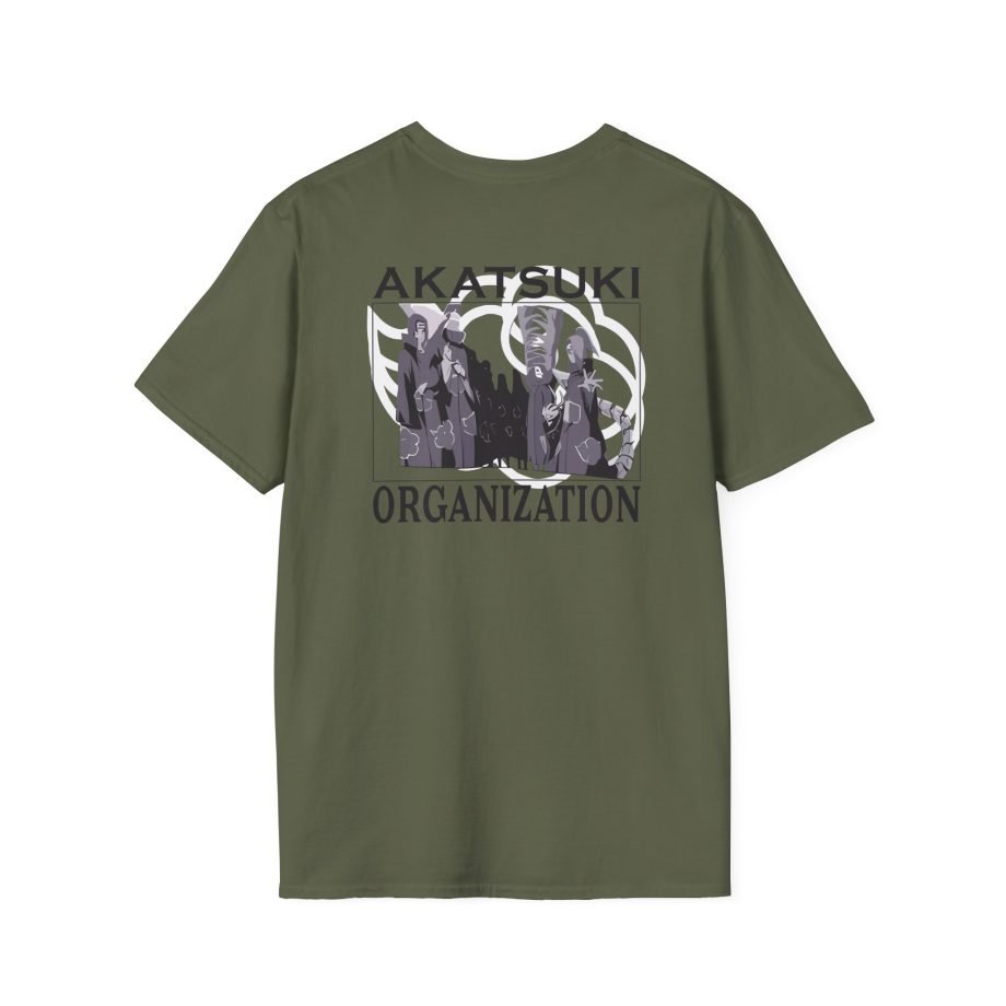 Naruto Akatsuki Organization Tonal Portrait Unisex Softstyle T-Shirt