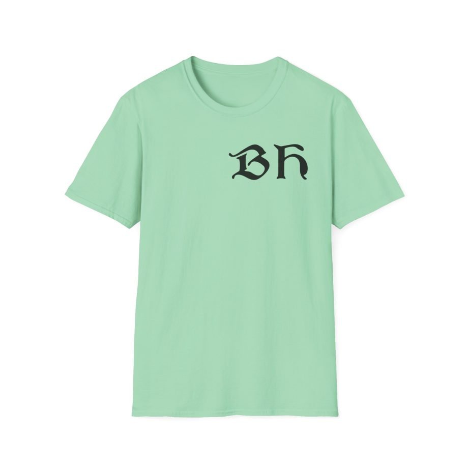 Beach House Rose Stained Glass Unisex Softstyle T-Shirt