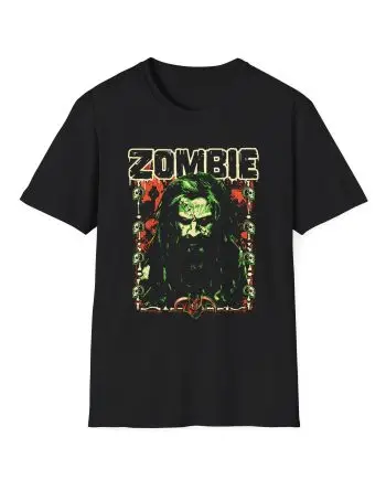 Rob Zombie Bone Frame Unisex Softstyle T-Shirt