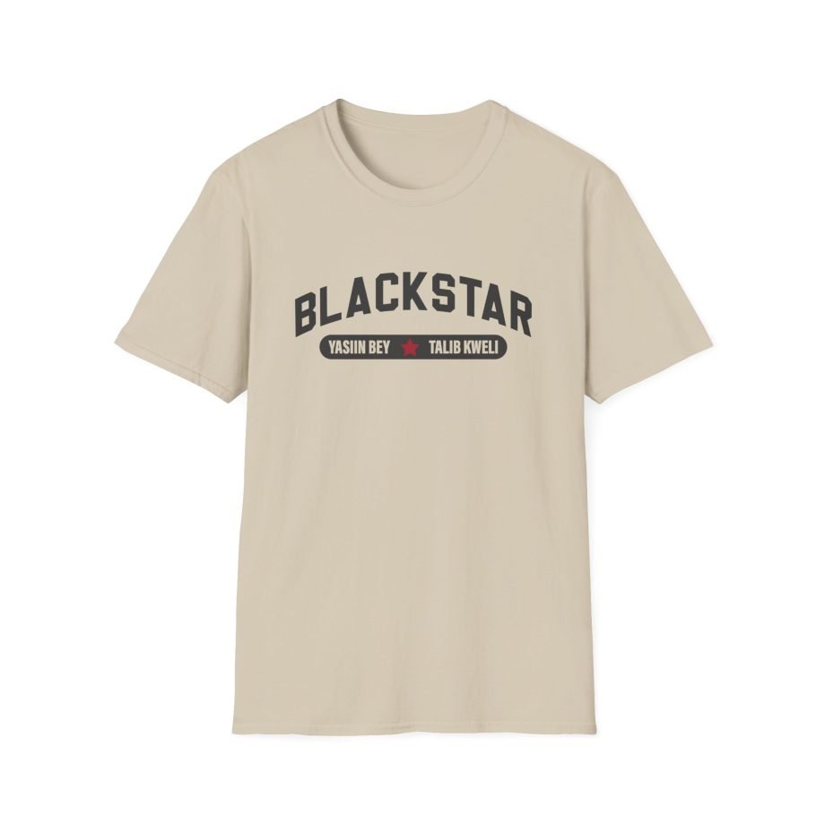 Black Star Varsity Unisex Softstyle T-Shirt