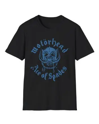 Motorhead Ace of Spades Lyric Unisex Softstyle T-Shirt
