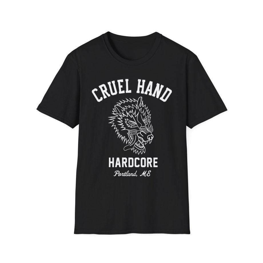 Cruel Hand Wolf Head Unisex Softstyle T-Shirt
