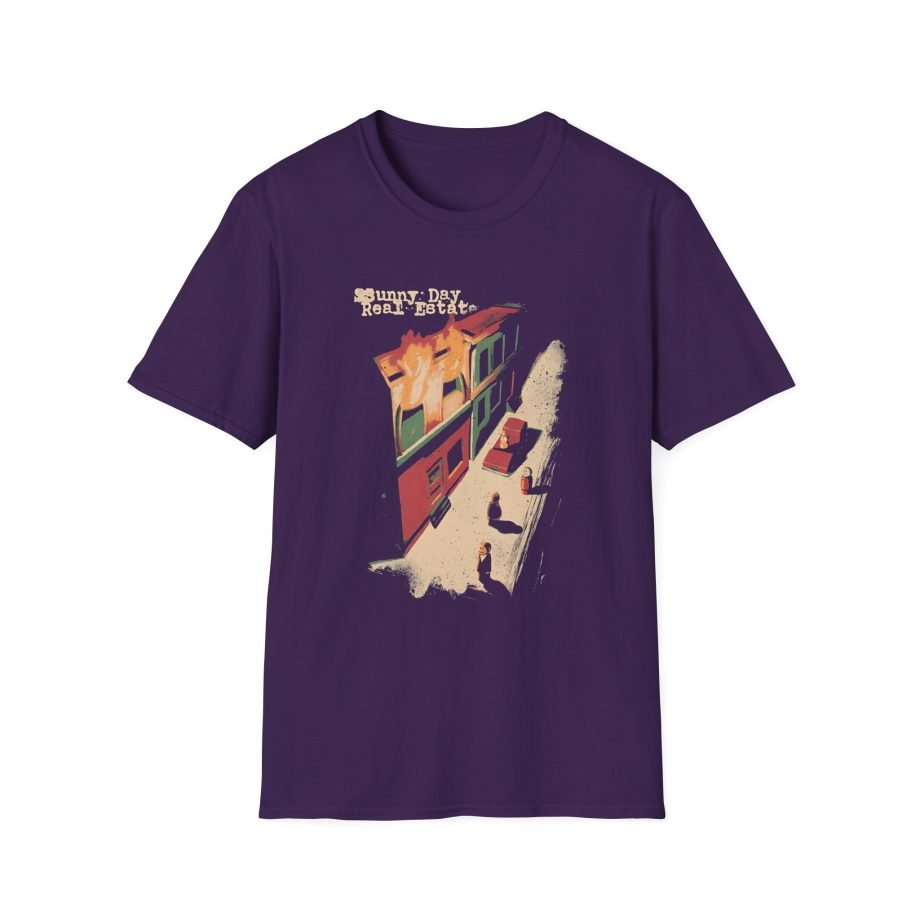 Sunny Day Real Estate Burning Building Unisex Softstyle T-Shirt