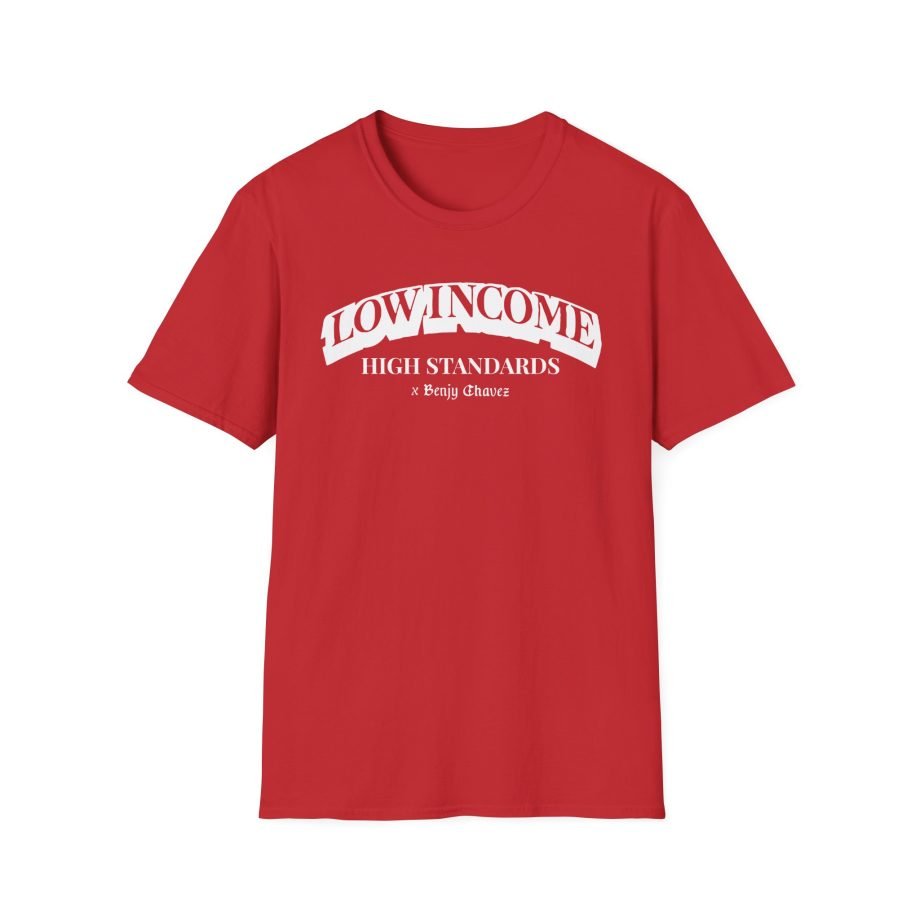 Benjy Chavez Low Income High Standards Unisex Softstyle T-Shirt