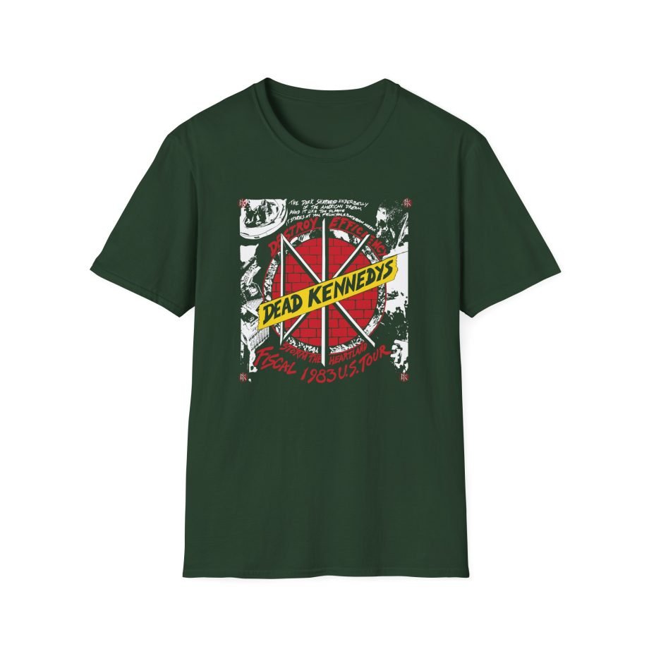 Dead Kennedys Destroy Efficiency 1983 Unisex Softstyle T-Shirt