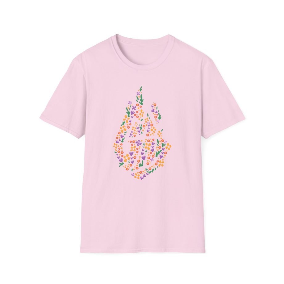 Good Mythical Morning Floral Flame unisex softstyle t-shirt
