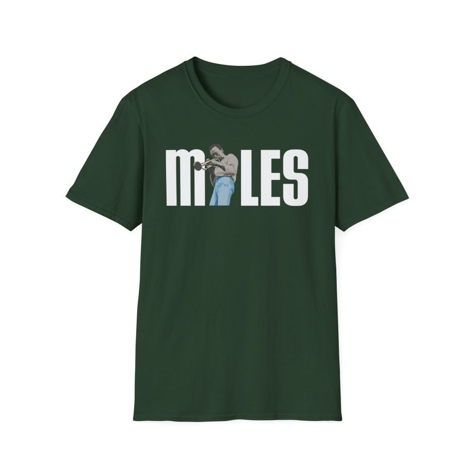 Miles Davis Playing Unisex Softstyle T-Shirt