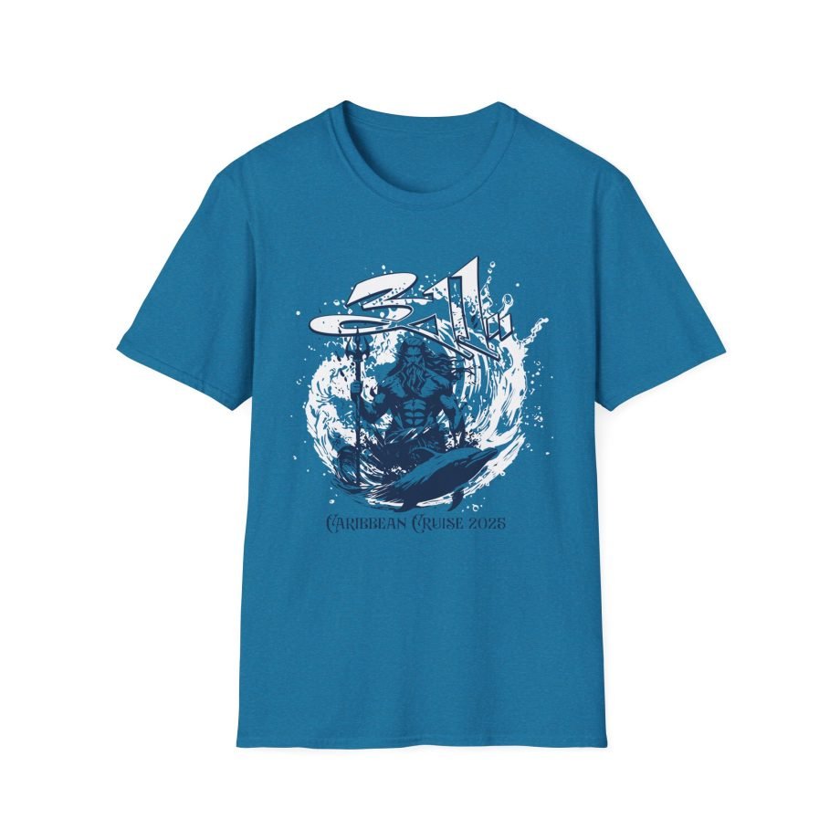 311 Caribbean Cruise 2025 Poseidon Unisex Softstyle T-Shirt