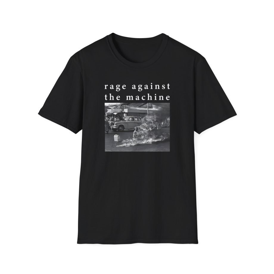 Rage Against the Machine Self-immolation Unisex Softstyle T-Shirt