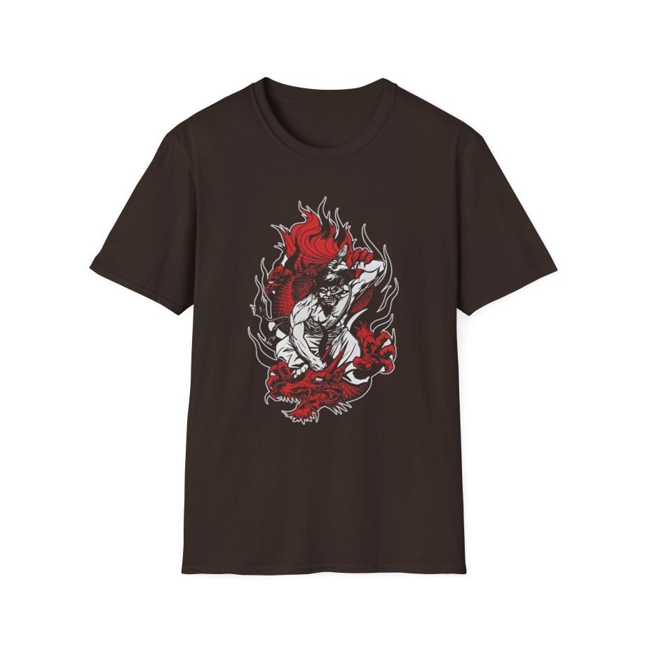 100 Demons Samurai Dragon Unisex Softstyle T-Shirt