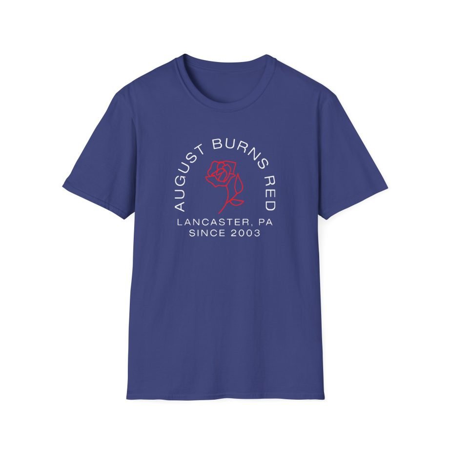 August Burns Red Rose Unisex Softstyle T-Shirt