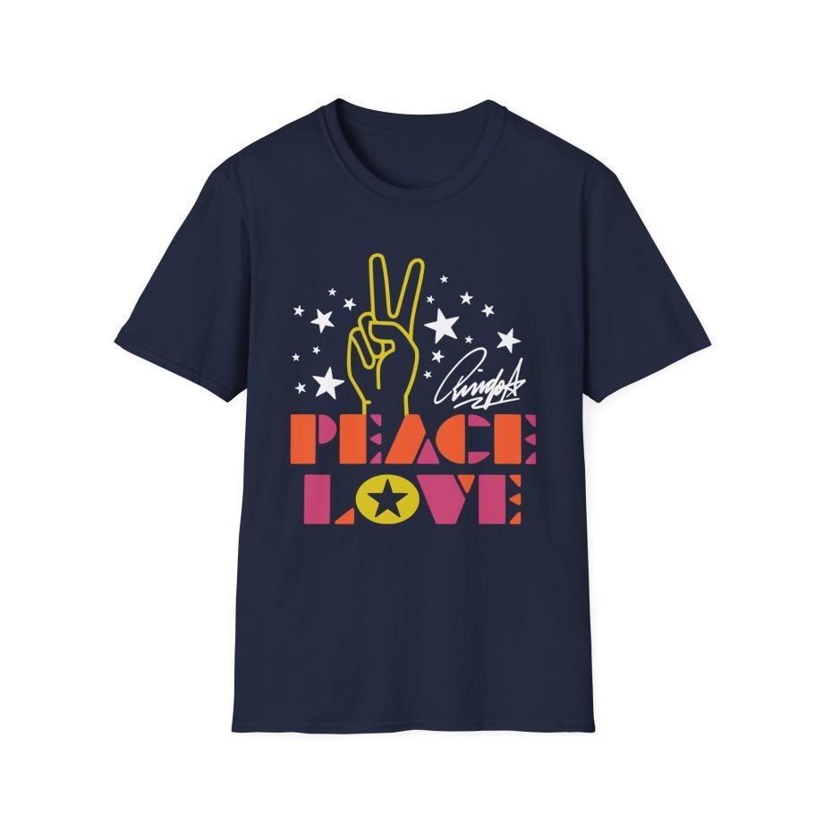 Ringo Starr Peace & Love Peace Sign Unisex Softstyle T-Shirt