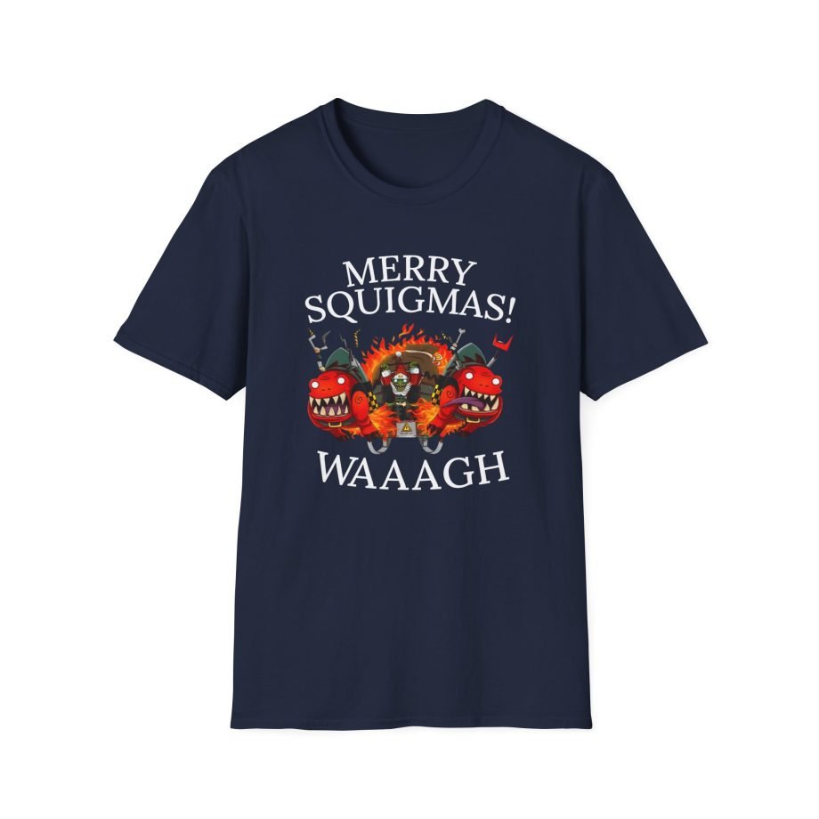 Warhammer Gobbo Merry Squigmas Unisex Softstyle T-Shirt