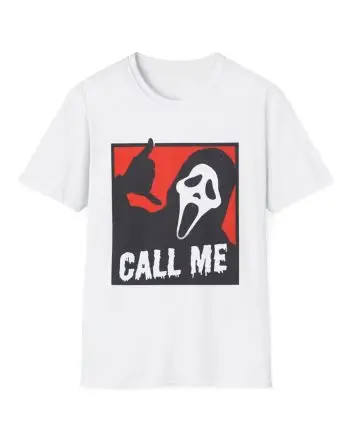 Ghostface CALL ME Unisex Softstyle T-Shirt