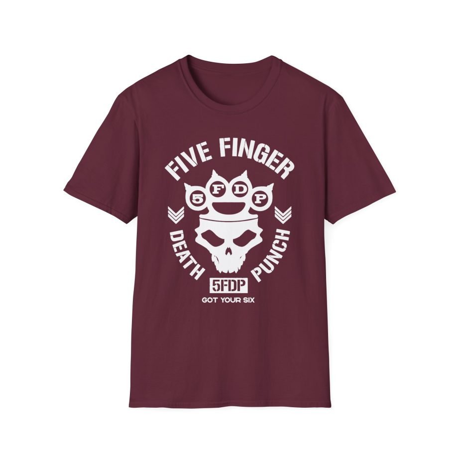 Five Finger Death Punch Knucklehead Unisex Softstyle T-Shirt