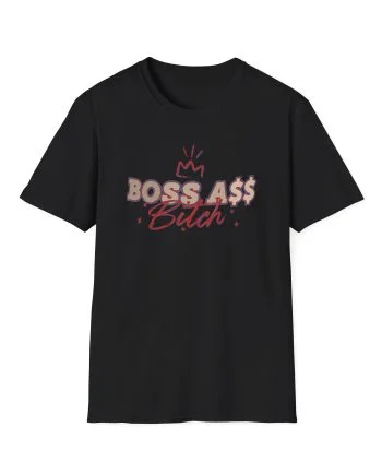 Ted Lasso Boss Ass Bitch Unisex Softstyle T-Shirt