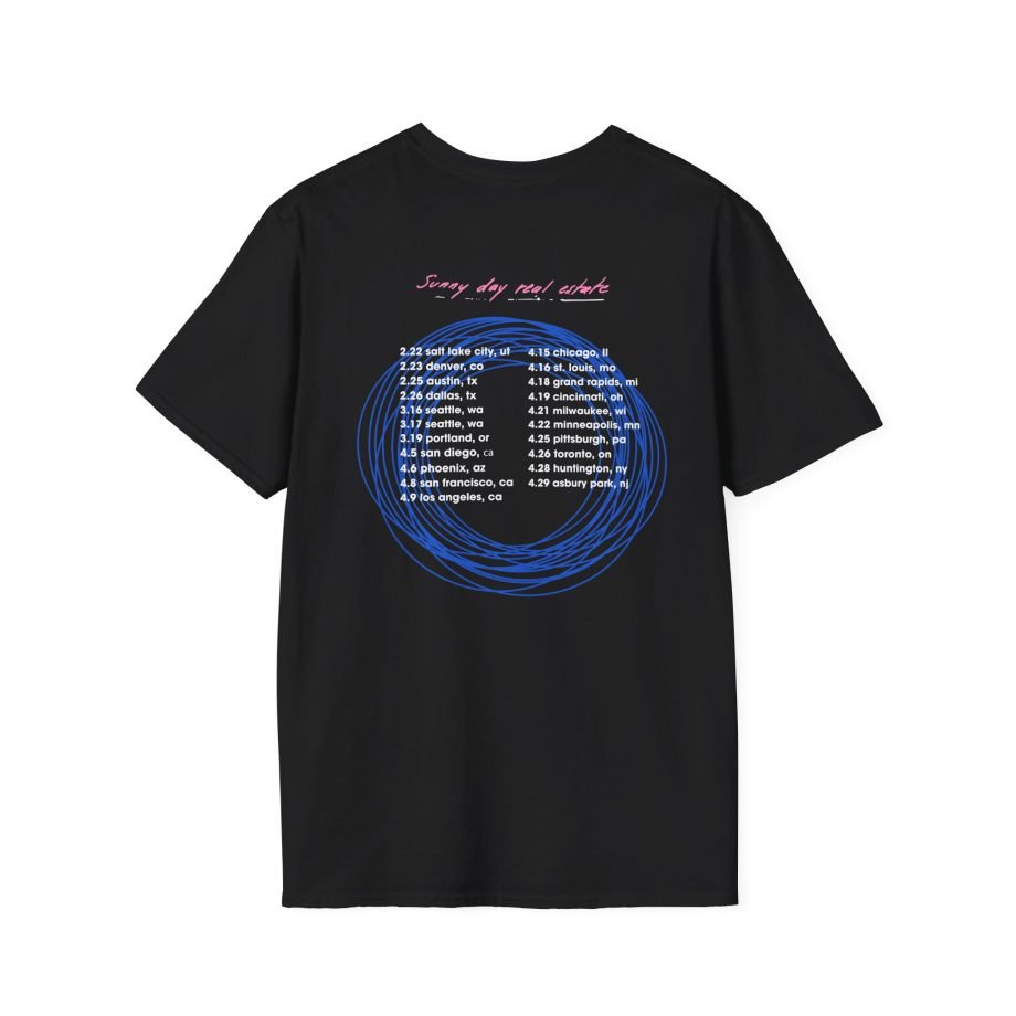 Sunny Day Real Estate 2023 Paper Planes Tour Unisex Softstyle T-Shirt