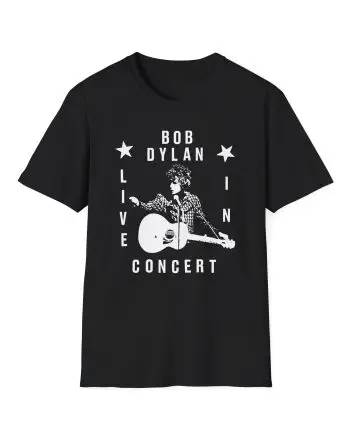 Bob Dylan Live In Concert Unisex Softstyle T-Shirt