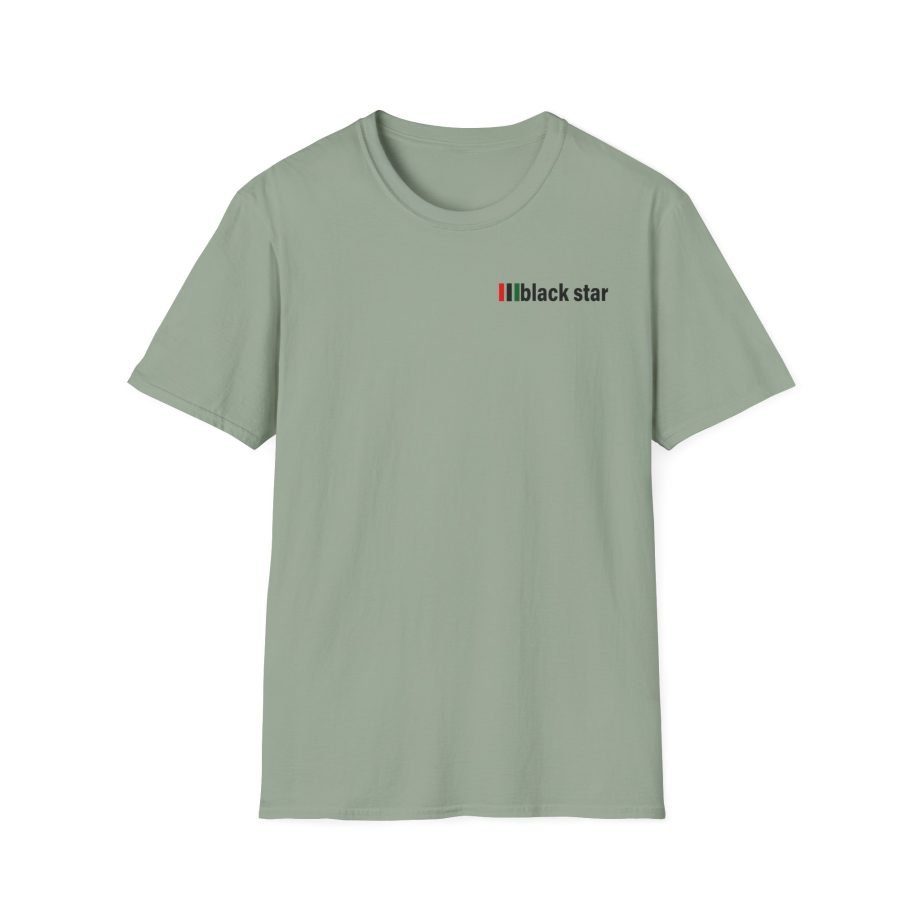 Black Star Logo Unisex Softstyle T-Shirt