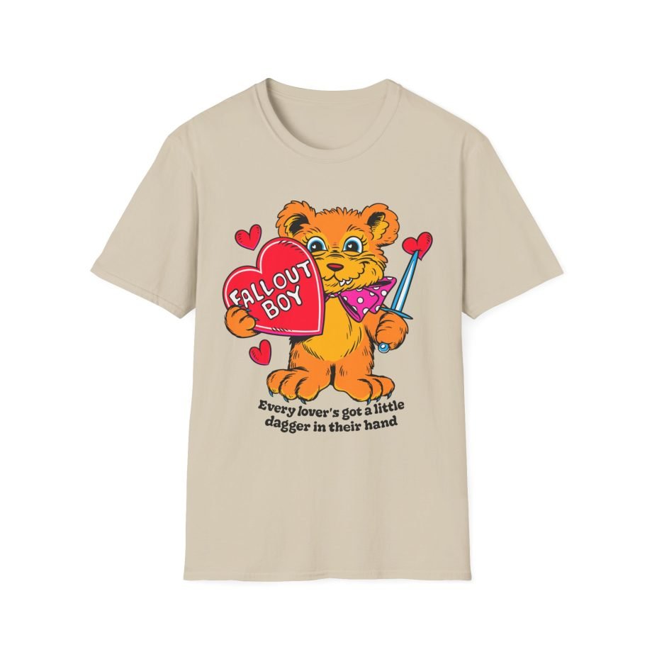 Fall Out Boy Dagger Teddy Unisex Softstyle T-Shirt