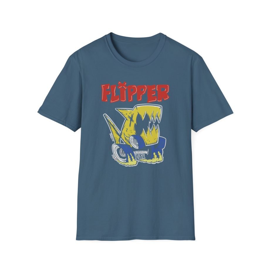 Flipper Monster Truck Unisex Softstyle T-Shirt
