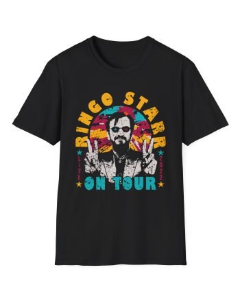 Ringo Starr Ringo on Tour Photo Unisex Softstyle T-Shirt