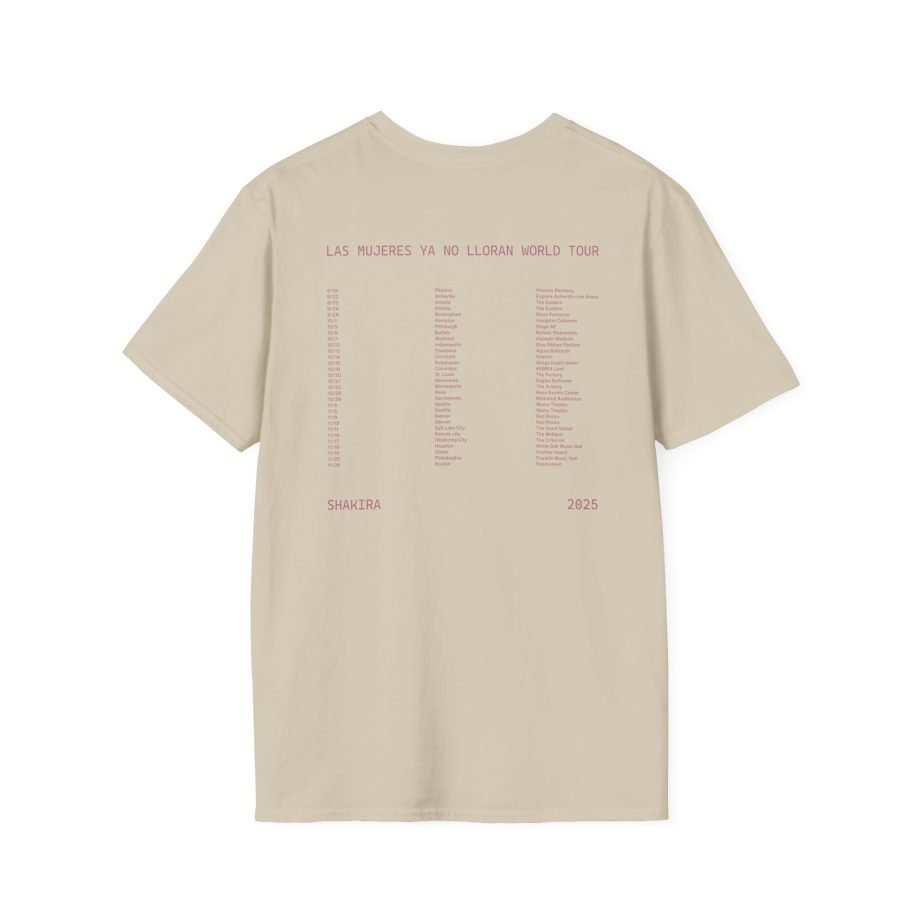 Shakira LMYNL World Tour Unisex Softstyle T-Shirt