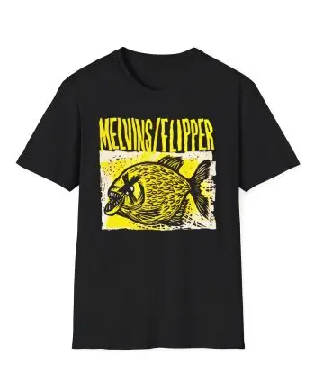 Flipper X Melvins Hot Fish Unisex Softstyle T-Shirt
