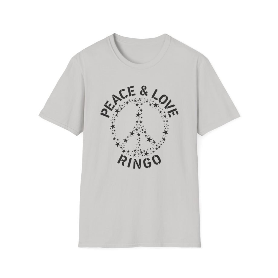 Ringo Starr Peace & Love Unisex Softstyle T-Shirt