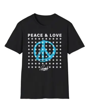 Ringo Starr Peace & Love Stars Unisex Softstyle T-Shirt