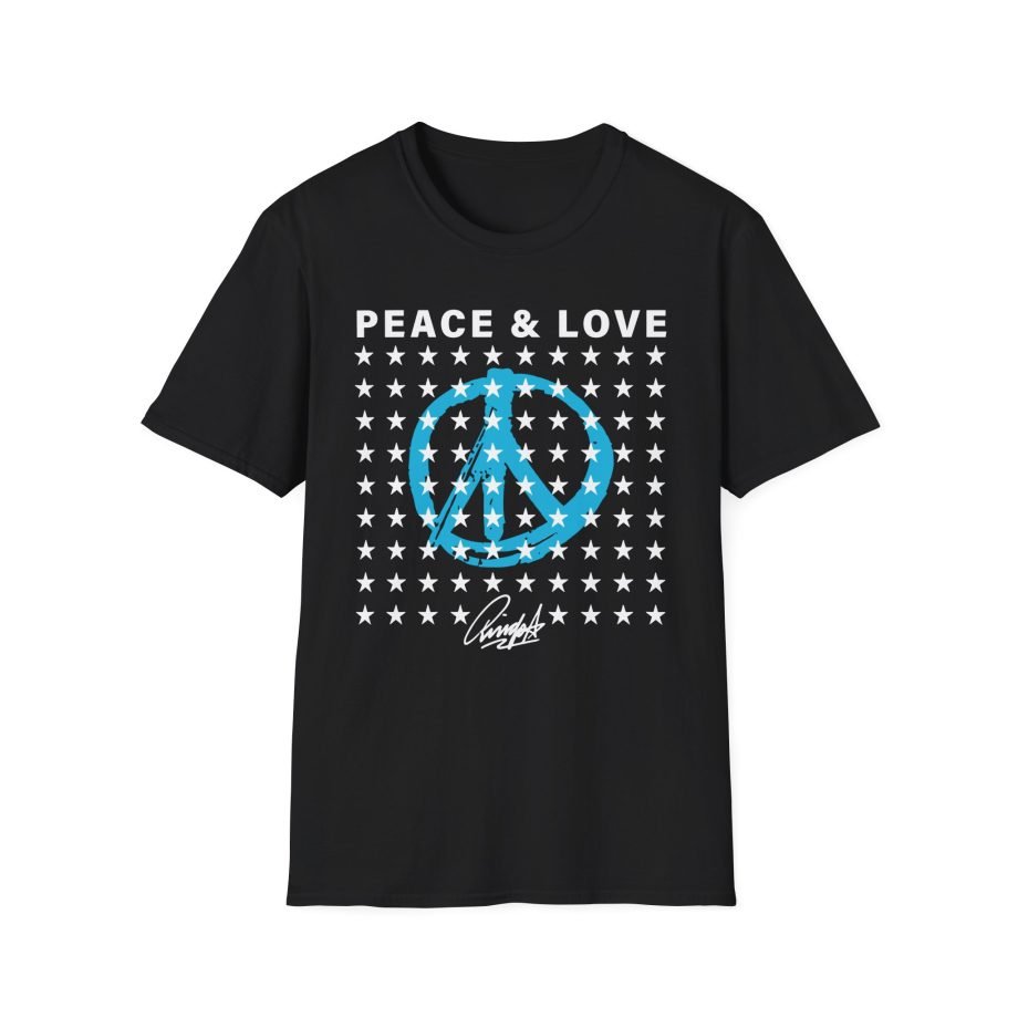 Ringo Starr Peace & Love Stars Unisex Softstyle T-Shirt