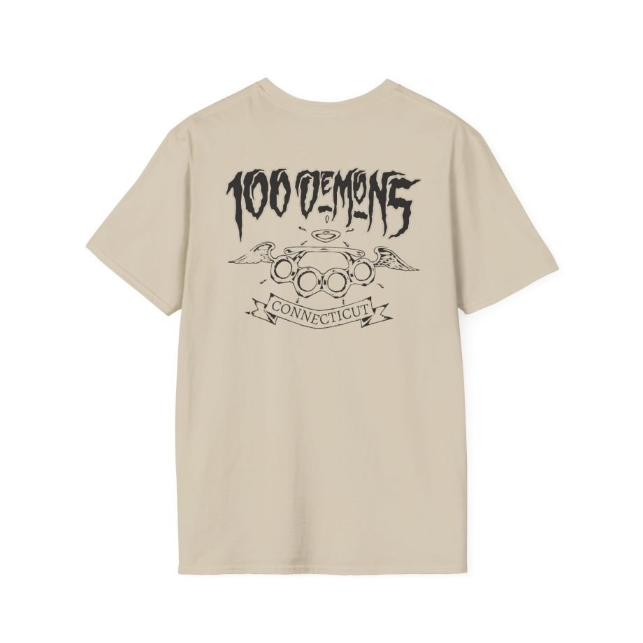 100 Demons Connecticut Hardcore Unisex Softstyle T-Shirt
