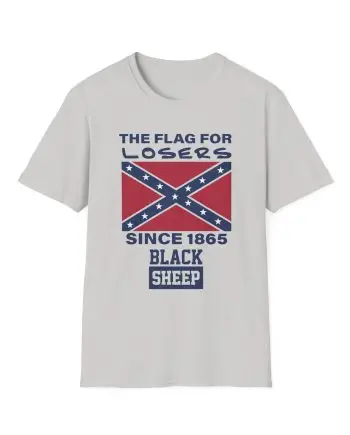 Black Sheep the Flag for Looser Unisex Softstyle T-Shirt