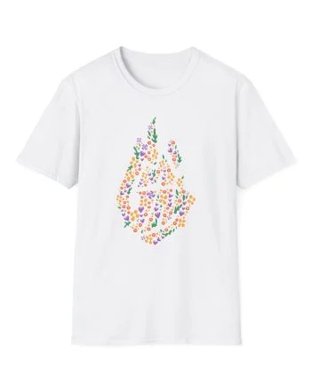 Good Mythical Morning Floral Flame unisex softstyle t-shirt