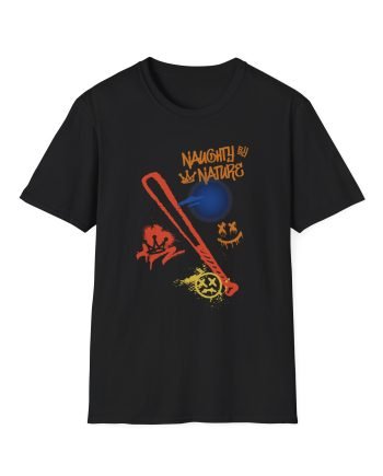 Naughty by Nature Graffiti Unisex Softstyle T-Shirt