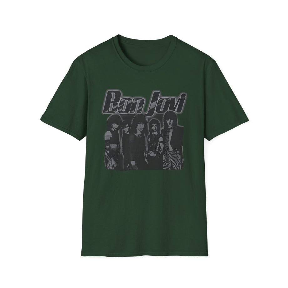Bon Jovi Outline Unisex Softstyle T-Shirt