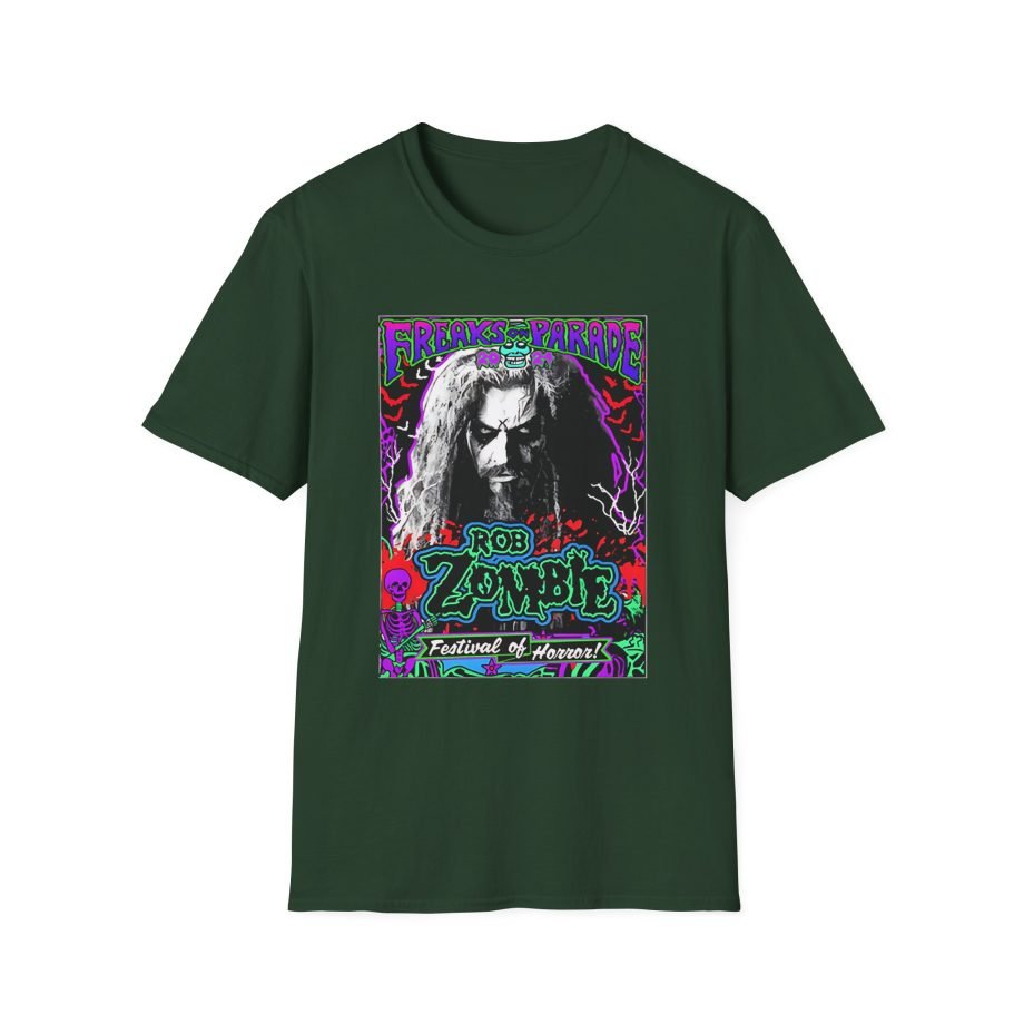 Rob Zombie Festival of Horror Itin Unisex Softstyle T-Shirt