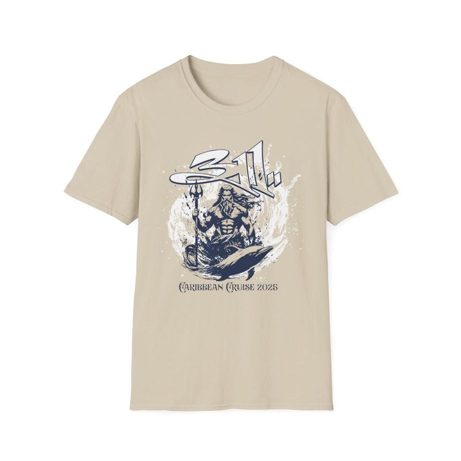 311 Caribbean Cruise 2025 Poseidon Unisex Softstyle T-Shirt