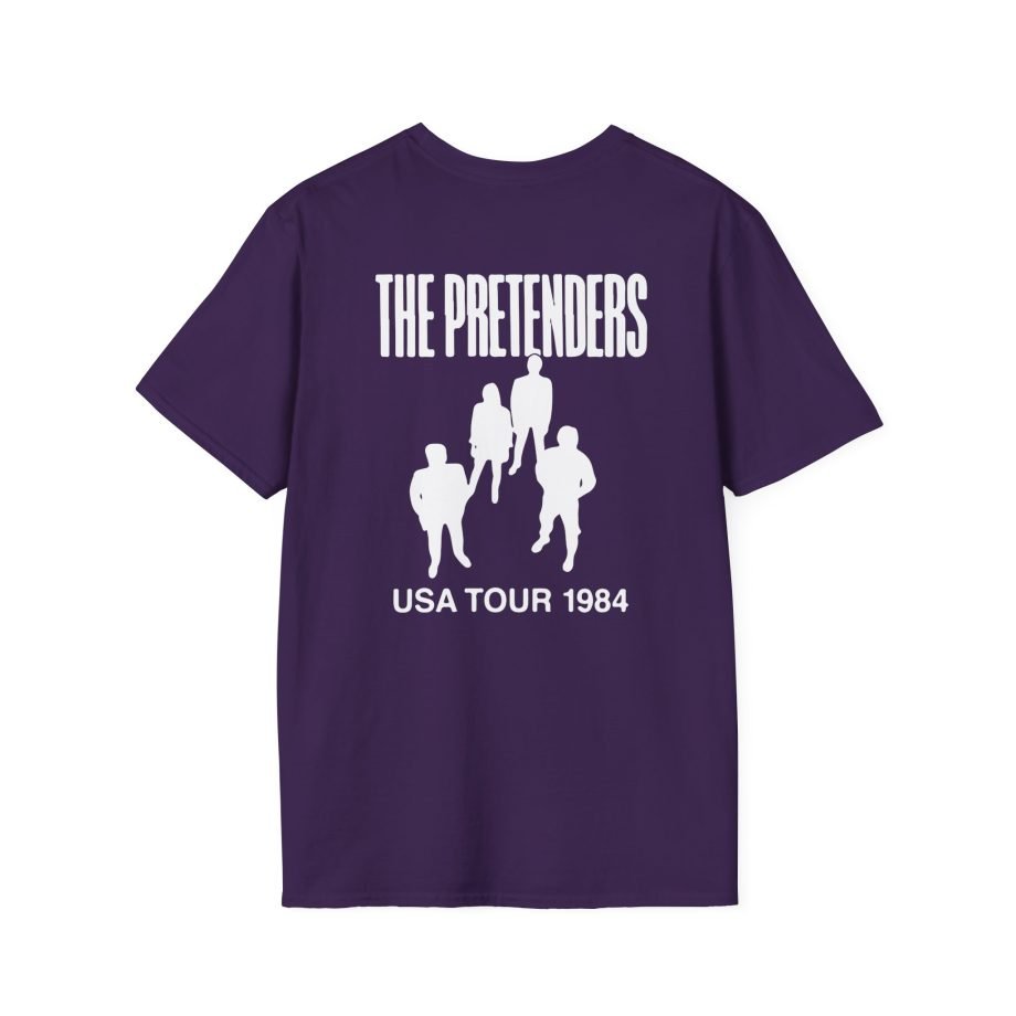 1984 the Pretenders Tour Unisex Softstyle T-Shirt