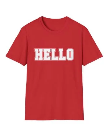 Shubble hello Unisex Softstyle T-Shirt