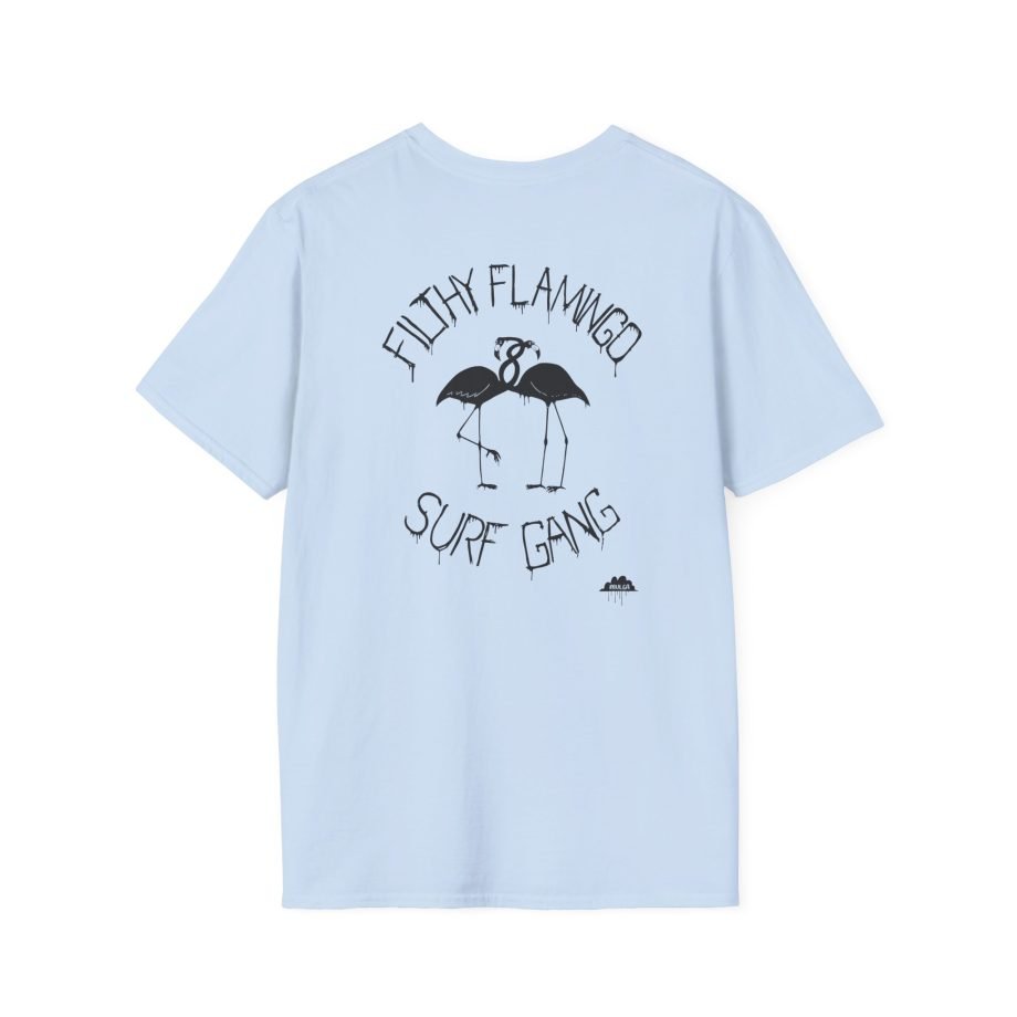 Surf Gang Filthy Flamingo Unisex Softstyle T-Shirt