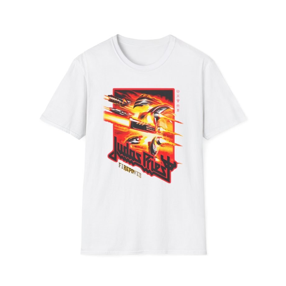 Judas Priest Firepower Figures Unisex Softstyle T-Shirt