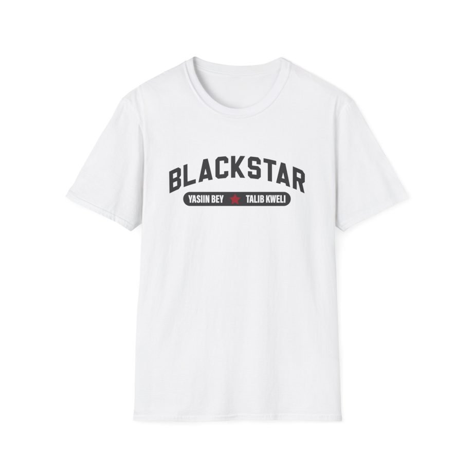 Black Star Varsity Unisex Softstyle T-Shirt