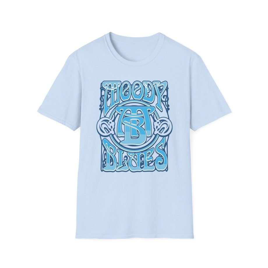 The Moody Blues Psychedelic Logo Unisex Softstyle T-Shirt