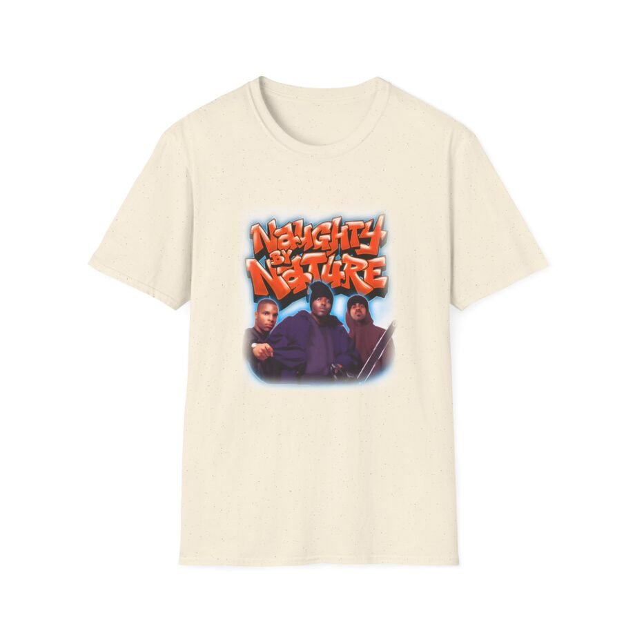 Naughty by Nature Airbrush Graffiti Unisex Softstyle T-Shirt