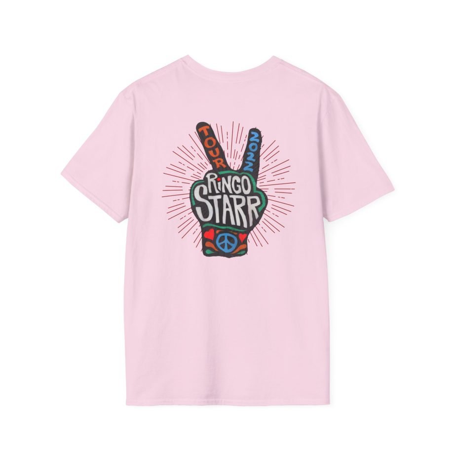 Ringo Starr Peace Illustration Unisex Softstyle T-Shirt
