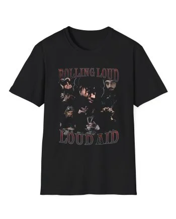 Rolling Loud LA 25 Loud Aid Unisex Softstyle T-Shirt