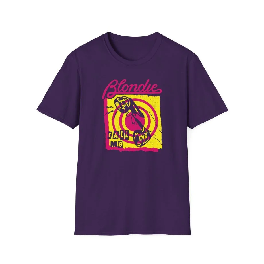 Blondie Call Me Unisex Softstyle T-Shirt